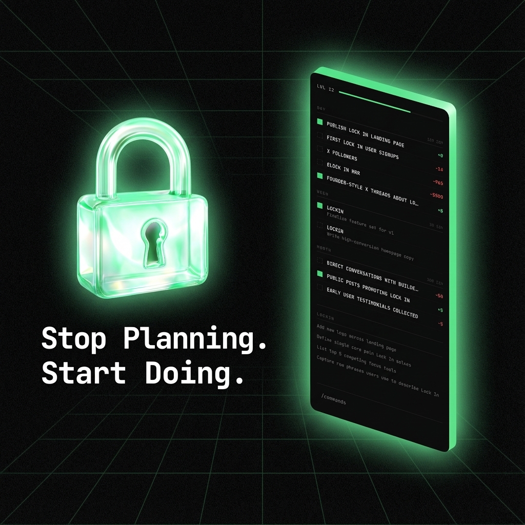 LOCK IN | Simple Task Tracker for Mac & Windows